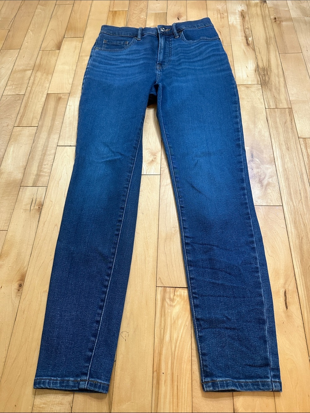 Everlane Skinny Jeans in Deep Blue Wash